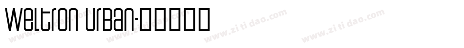Weltron Urban字体转换